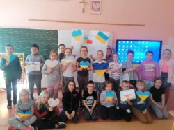 klasa 2a solidarna z dziećmi z Ukrainy